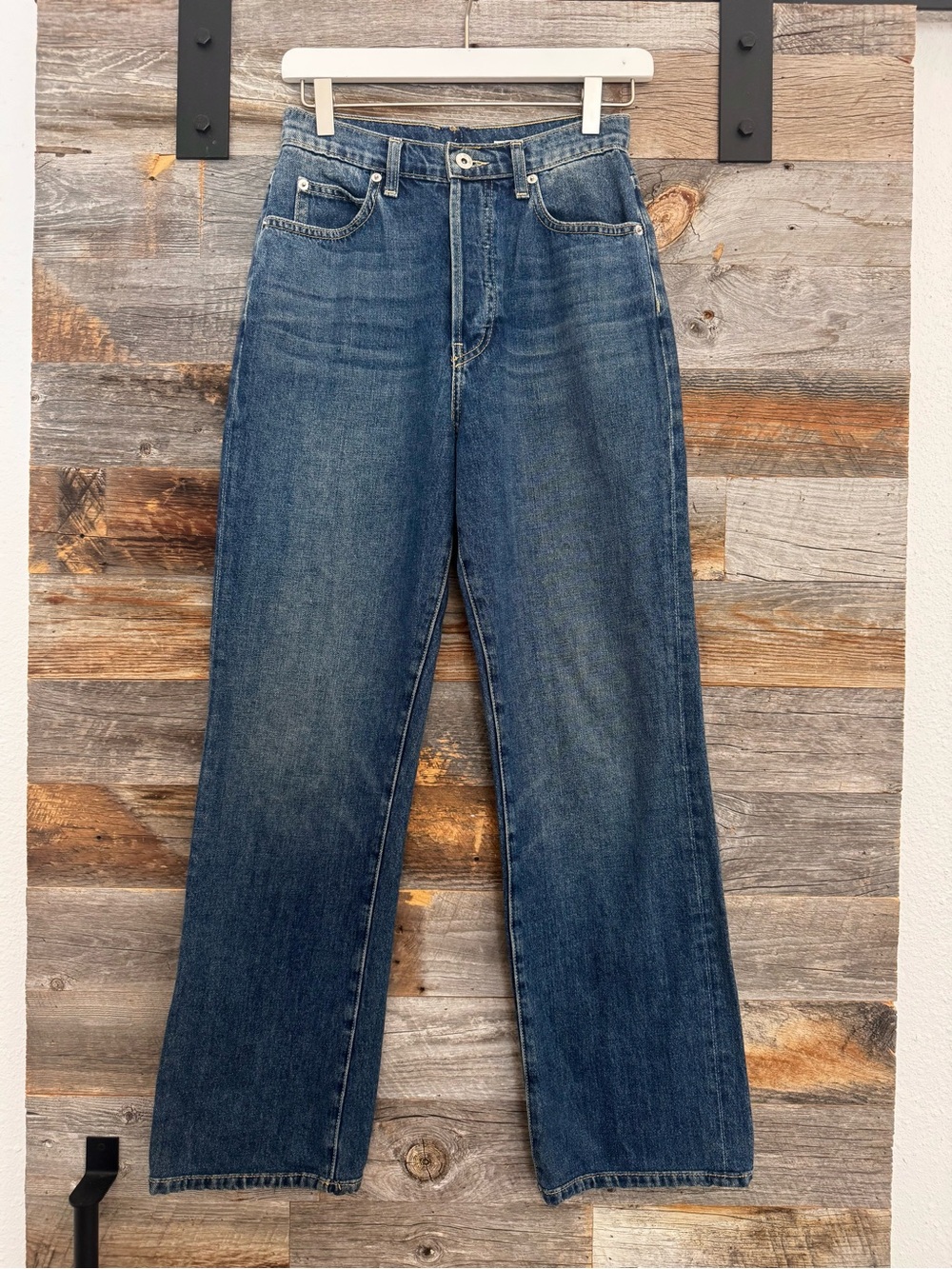 Eve Denim The Juliette High-Rise Straight Leg Jeans